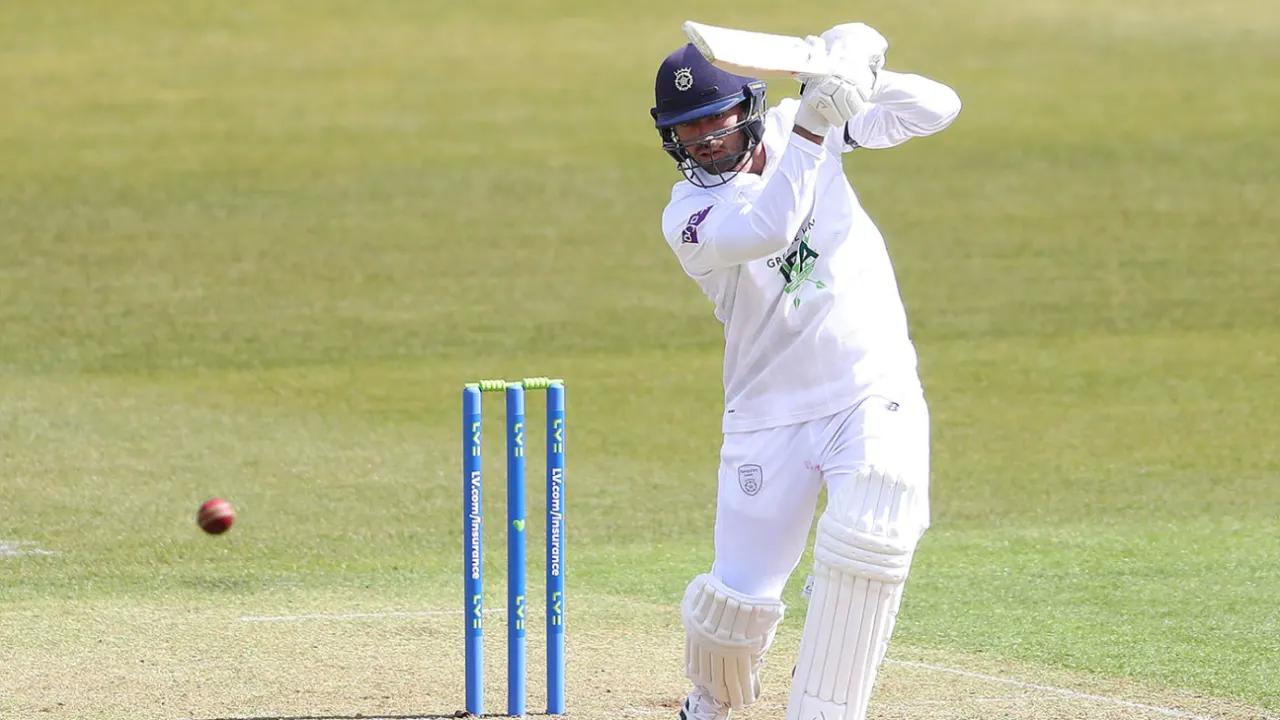 Ian Holland shines with a century as Leicestershire makes the most of rain-shortened day