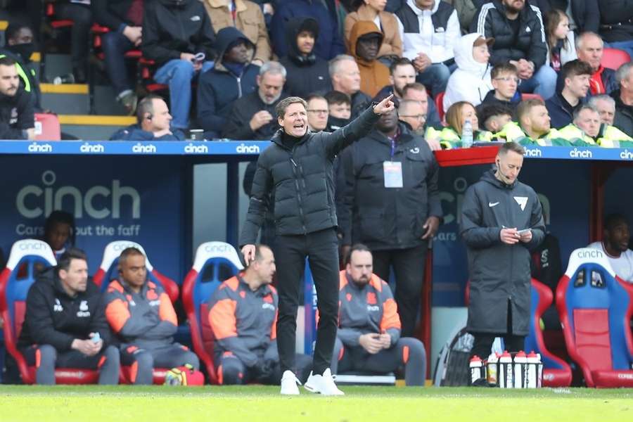 Glasner, Palace manager, remains optimistic despite loss to West Ham