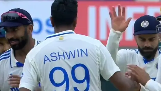 Virat Kohli's touching gesture towards Ashwin after historic performance in 1st Bangladesh Test