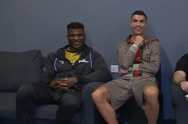 Cristiano Ronaldo's Private Discussion with Francis Ngannou Exposed After MMA Comeback