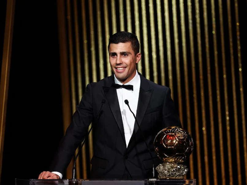 Rodri's Triumphant Speech After Outshining Vinicius Jr. to Win Ballon d'Or 2024